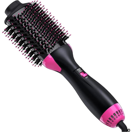 One Step Hair Dryer and Volumizer Round Hot Air Brush